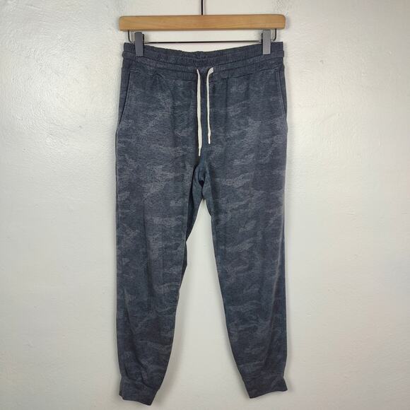 Vuori Performance Joggers Womens Small Yoga‎ DreamKnit Black Gray Camo - Picture 1 of 5